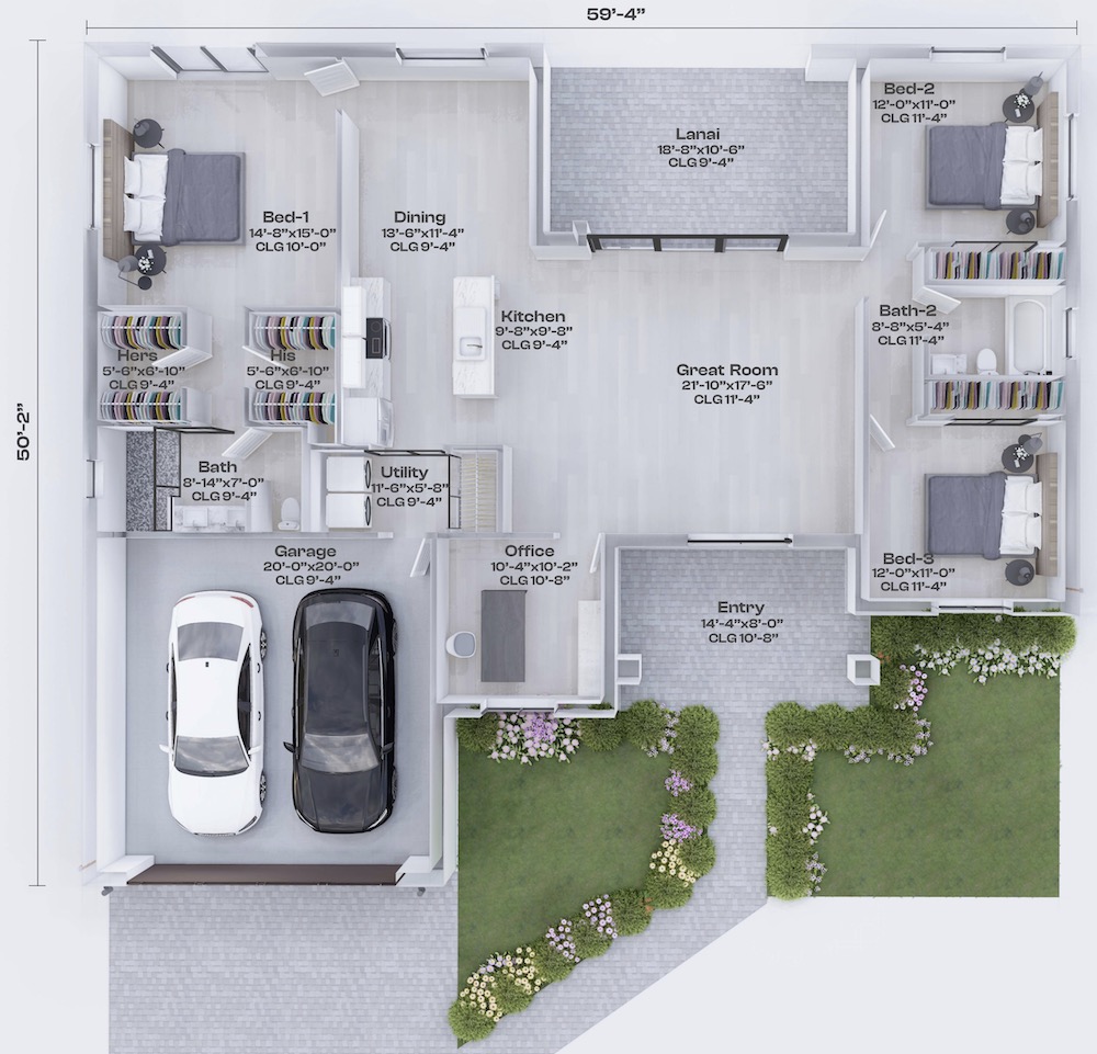 Fortuna Floor Plan GAR